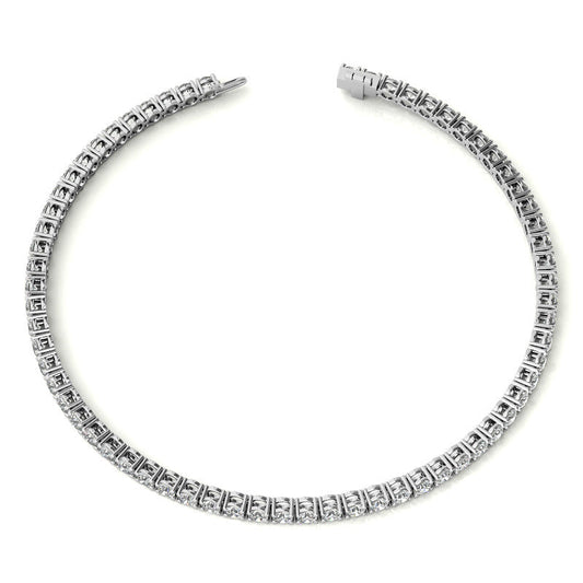 3.50 CTW Lab Grown Diamond Tennis Bracelet in 14kt White/Yellow Gold