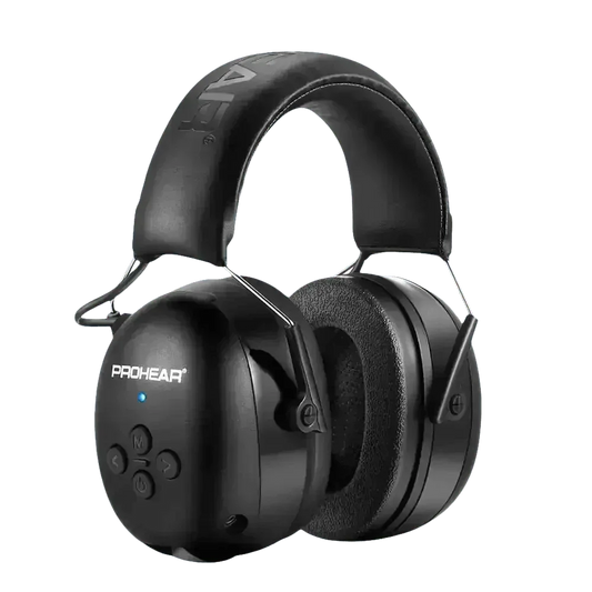 Black Noise Canceling Bluetooth Earmuffs