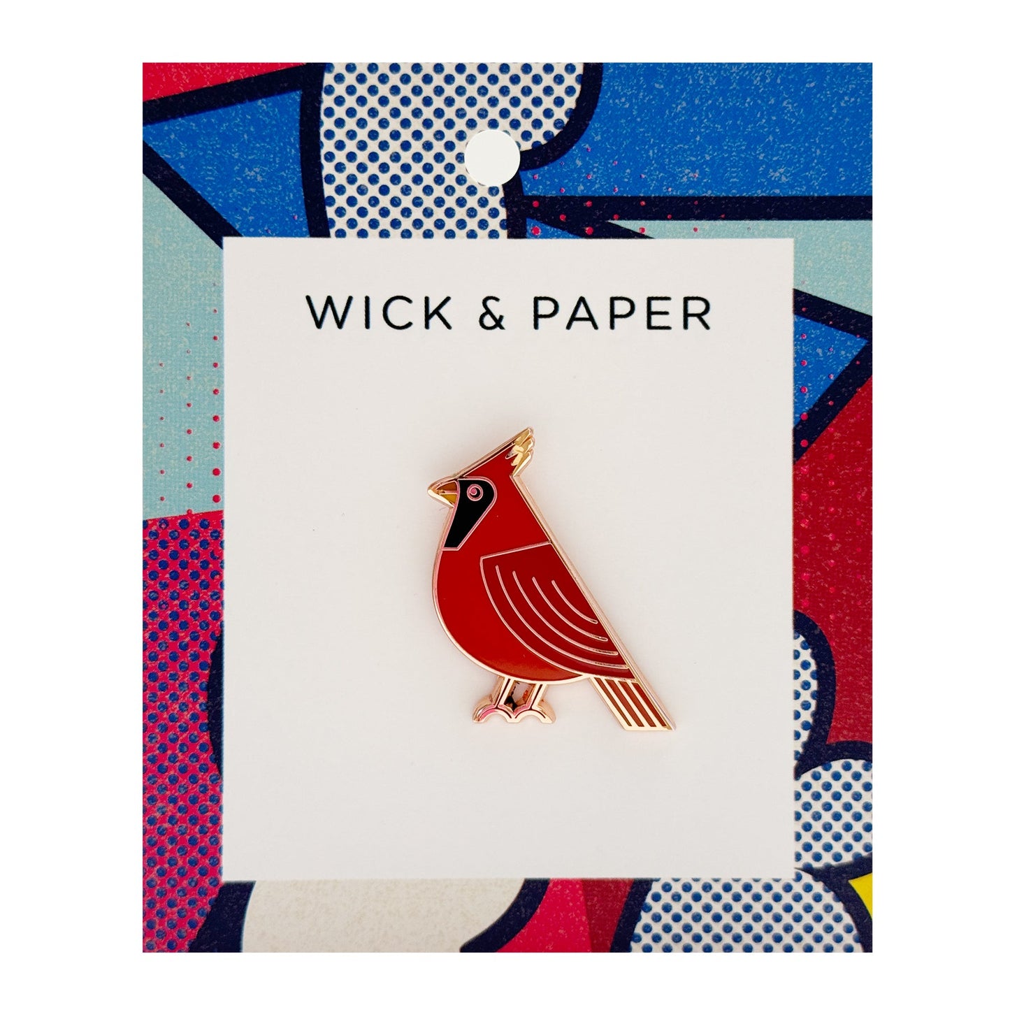 Cardinal Bird Enamel Pin