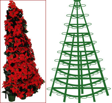 Creative Display Rack 202WM 10 ft. Half Round Tree Rack
