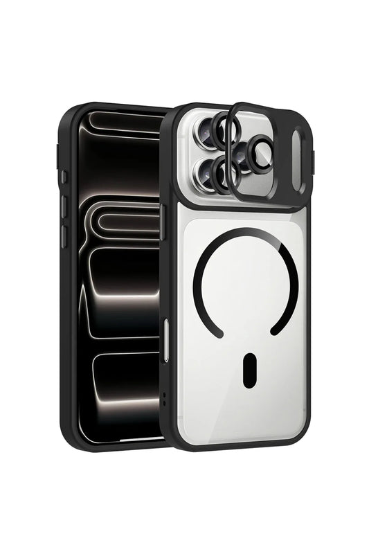 iPhone 17 Pro Max Case with Etro Camera Lens Magnetic Charging Cover