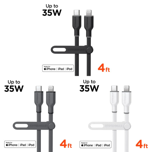 HyperGear Flexi PRO USB-C - Lightning Kablosu 1,2 metre