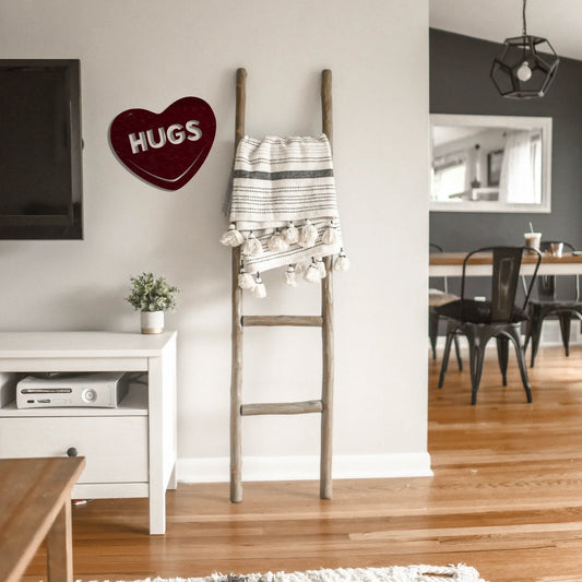 Hugs Candy Heart - Metal Wall Art