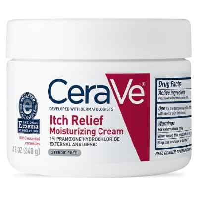 CeraVe Itch Relief Moisturizing Cream, 12 oz