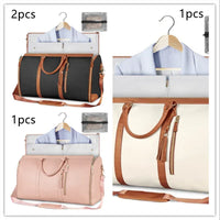 Large Capacity Travel Duffle Bag Women's Handbag Folding Suit Bag Waterproof Clothes Totes - Trustymall