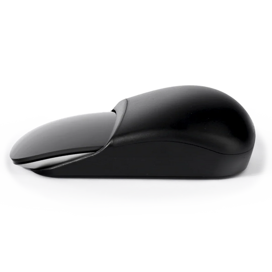 Dark grey Ascrono Magic Mouse 2 Grip showing ergonomic arch support design for Apple Magic Mouse.