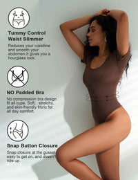 European And American Square-neck Cinched Corset Close-fitting