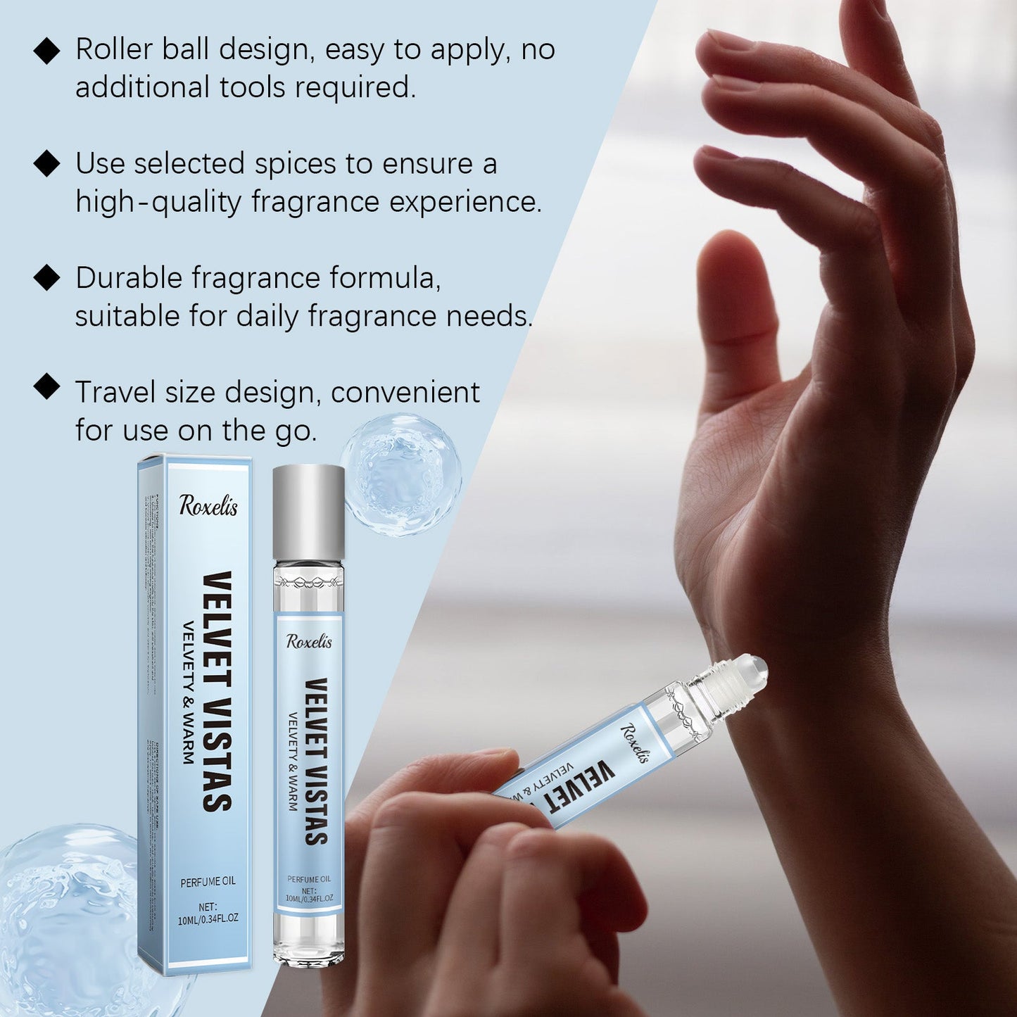 Purple Orchid Ball Perfume For Women Floral Ball Perfume Elegant Fragrance With Natural Charm