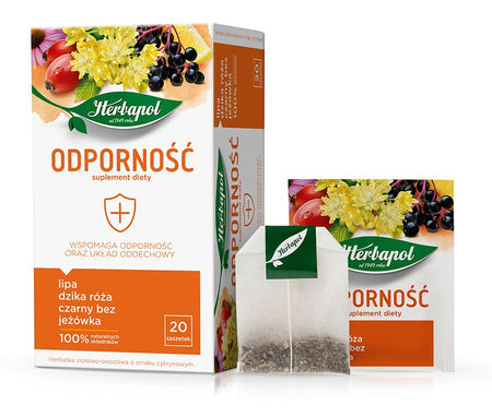 Herbapol Odpornosc Immunity Lemon-flavoured fruit & herbal tea 20 sachets