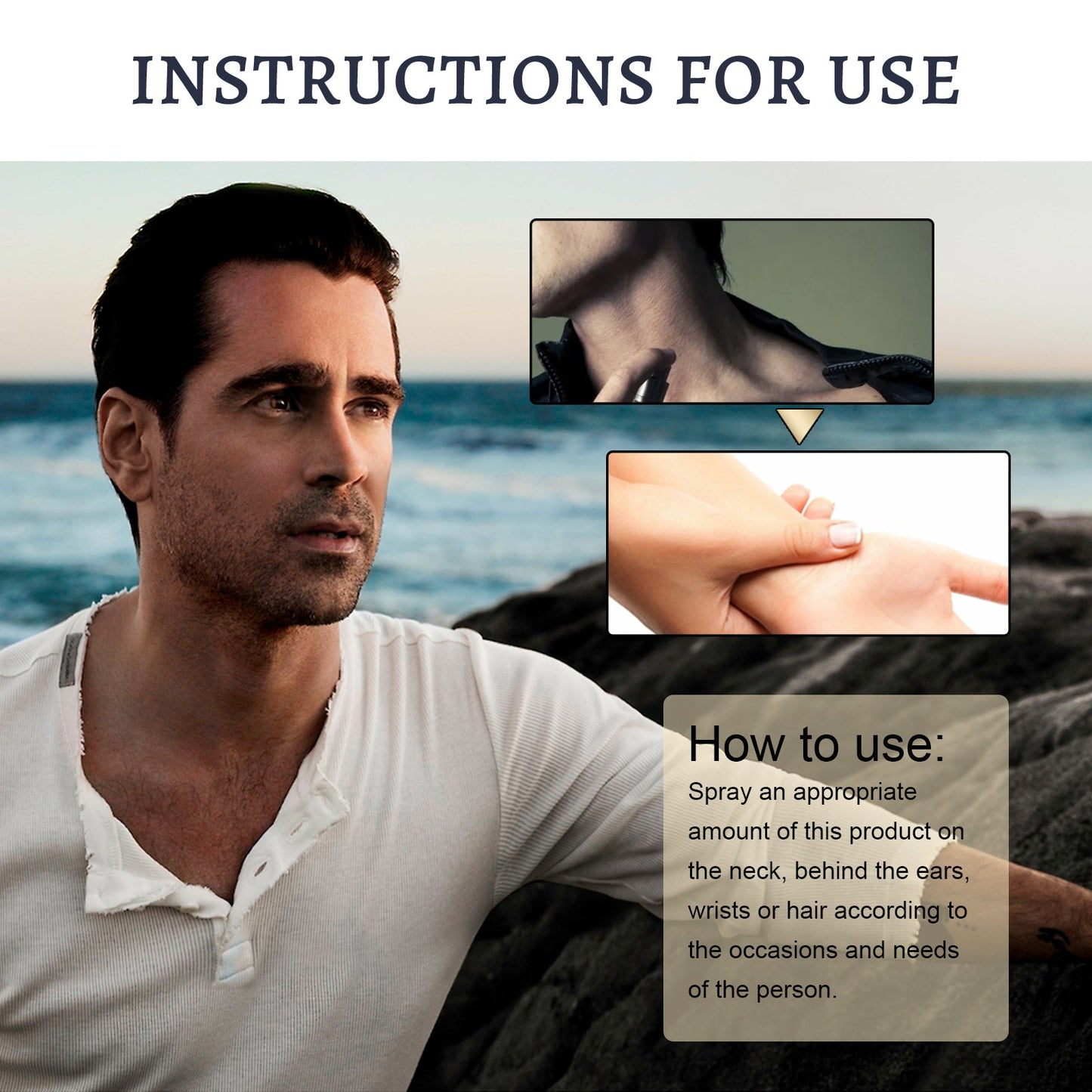 Fragrances, Men Release The Charm Of Natural Fresh Fragrance Behind The Ears And Wrist With Fragrance Niche Perfume