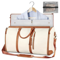 Large Capacity Travel Duffle Bag Women's Handbag Folding Suit Bag Waterproof Clothes Totes - Trustymall