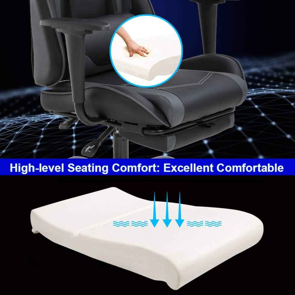 High Back Ergonomic Office Chair With Lumbar Support Grey