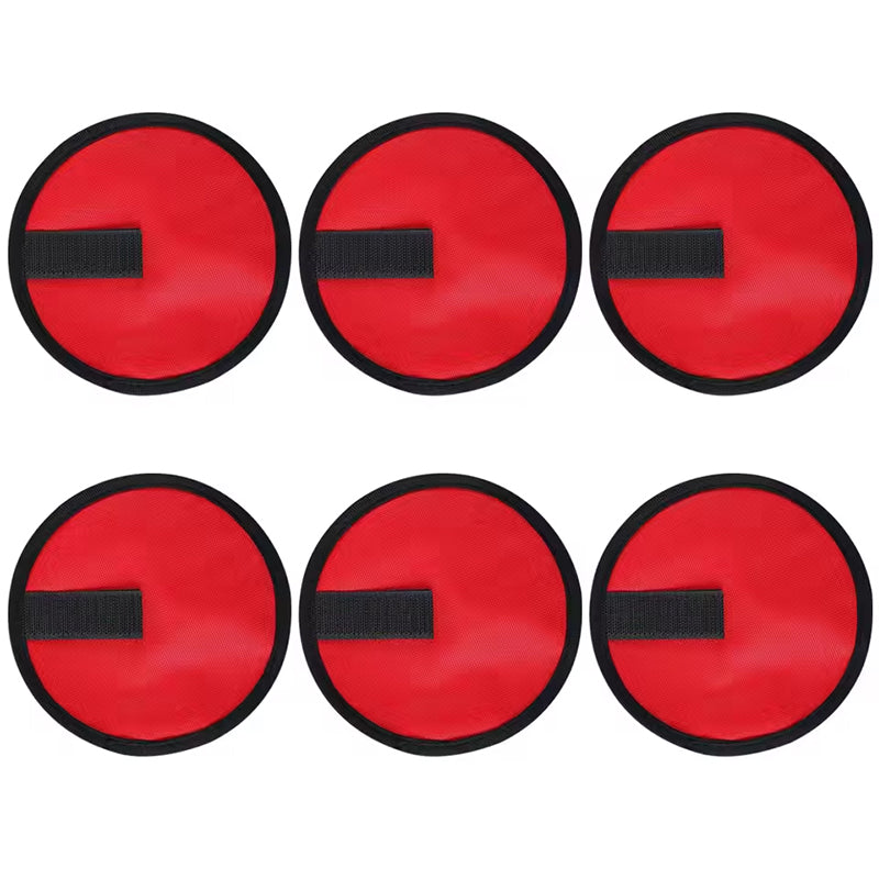 6 - piece set of 5.9 - inch lure wraps. Doubles as covers, gloves, hook protectors. Keeps anglers safe while fishing.