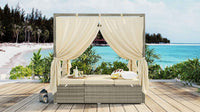 Adjustable Sun Bed With Curtain,High Comfort,With 3 Colors