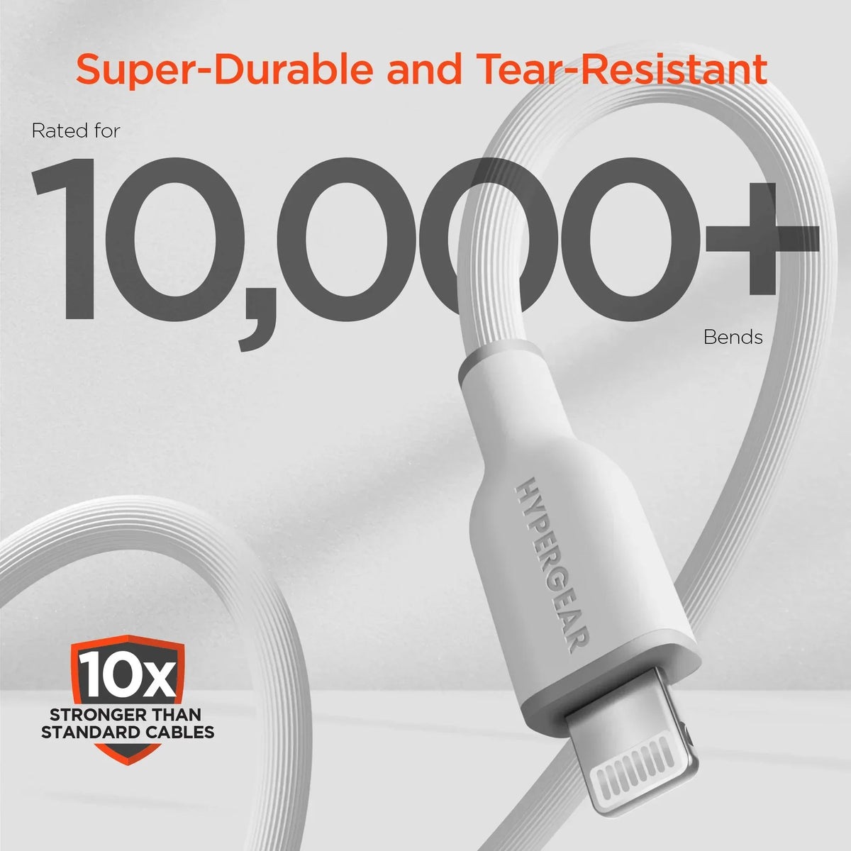 HyperGear Flexi PRO USB-C to Lightning Cable 4ft - Trustymall