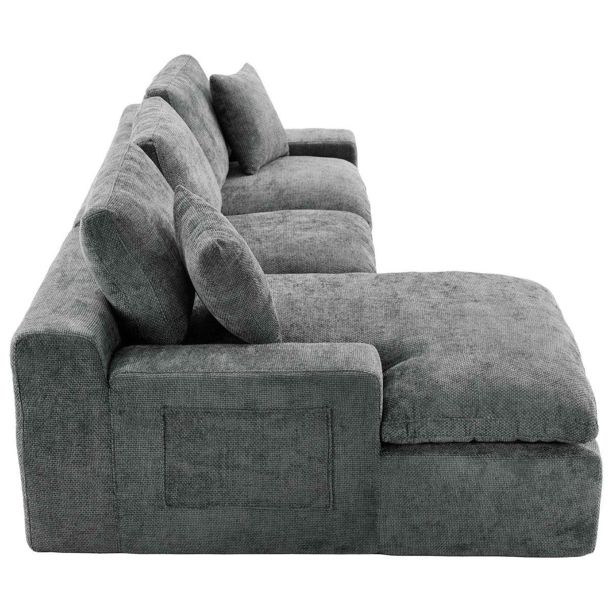 Cloud Sectional Sofa 107.9' Upholstered Sofa Couch with Double-layer