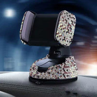 Multifunctional Air Outlet Diamond-encrusted Car Phone Holder - Trustymall