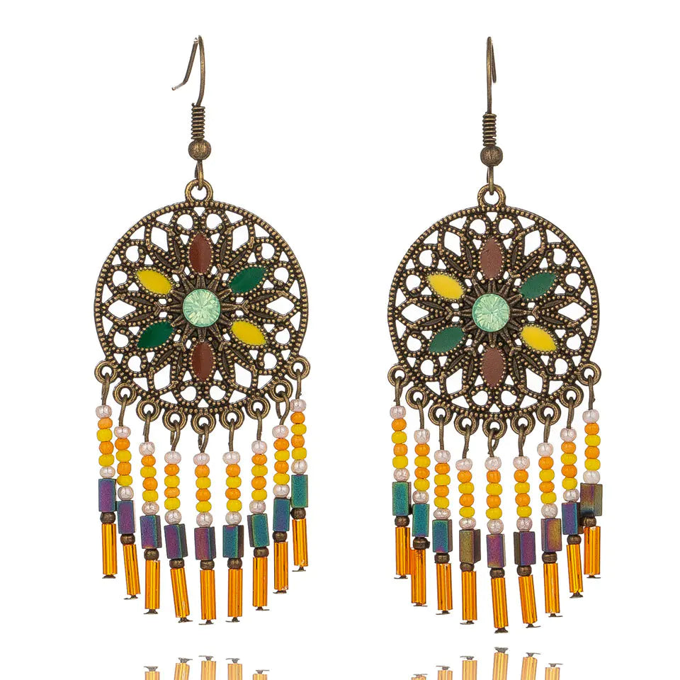 Bohemian Style Water Drop Earrings