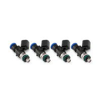 Top view of Injector Dynamics ID1050x showing fuel inlet and electrical connector.