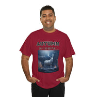 Autumn is coming: Fall Vibes T-shirts | Deer Drinking Brook Leaves Cha