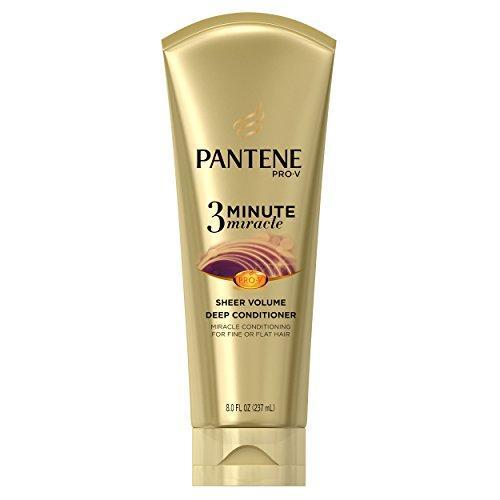 Pantene 3 Minute Miracle Sheer Volume Deep Conditioner - 8oz