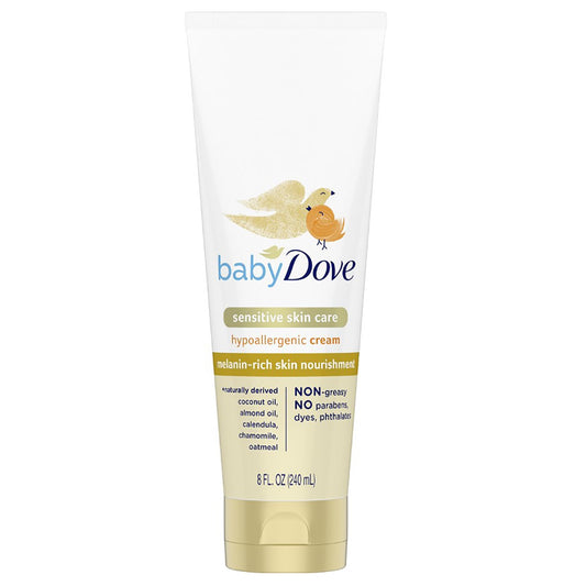 Baby Dove Sensitive Skin Care Hypoallergenic Cream, 8 Oz