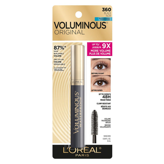 Loreal L'Oreal Paris Voluminous Original 360 Black Waterproof Mascara