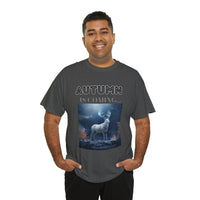 Autumn is coming: Fall Vibes T-shirts | Deer Drinking Brook Leaves Cha