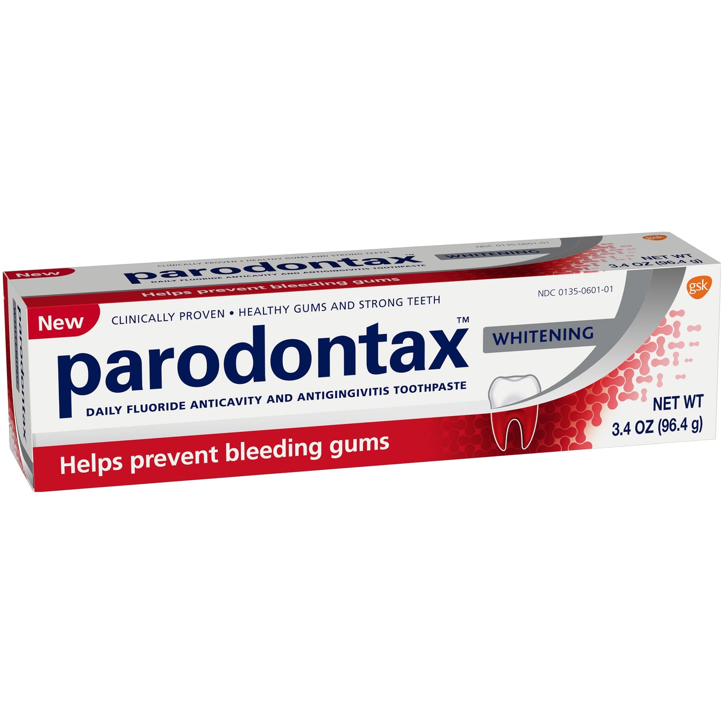 Parodontax Teeth Whitening Toothpaste For Bleeding Gums - 3.4 Ounces