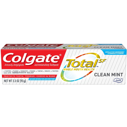 Colgate Total Clean Mint Paste Toothpaste, 3.3 Oz