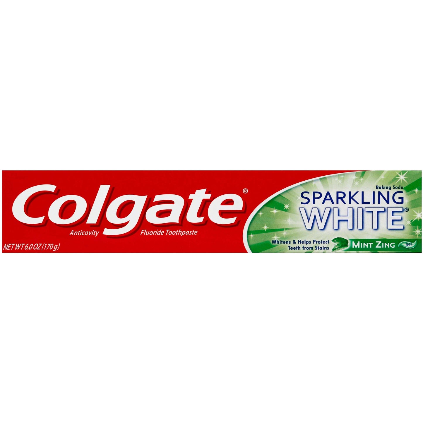 Colgate Toothpaste, Baking Soda, Mint Zing, Sparkling White, Gel