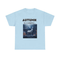 Autumn is coming: Fall Vibes T-shirts | Deer Drinking Brook Leaves Cha