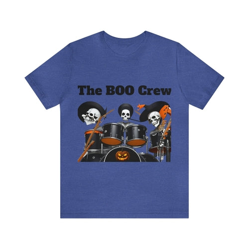 Halloween Boo Crew Skeletons Rock Band Unisex Jersey Short Sleeve Men'