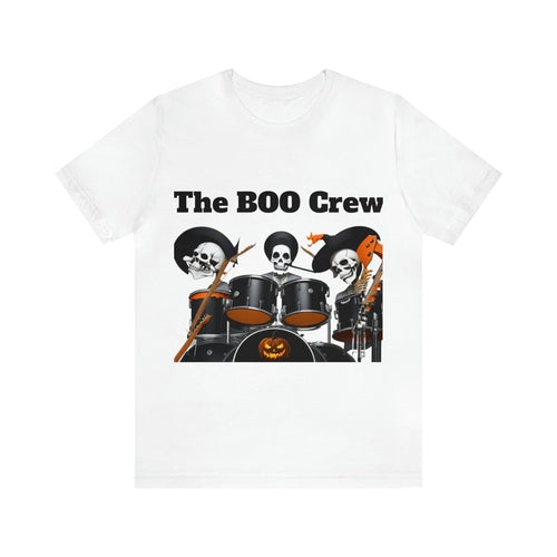Halloween Boo Crew Skeletons Rock Band Unisex Jersey Short Sleeve Men'