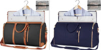 Large Capacity Travel Duffle Bag Women's Handbag Folding Suit Bag Waterproof Clothes Totes - Trustymall