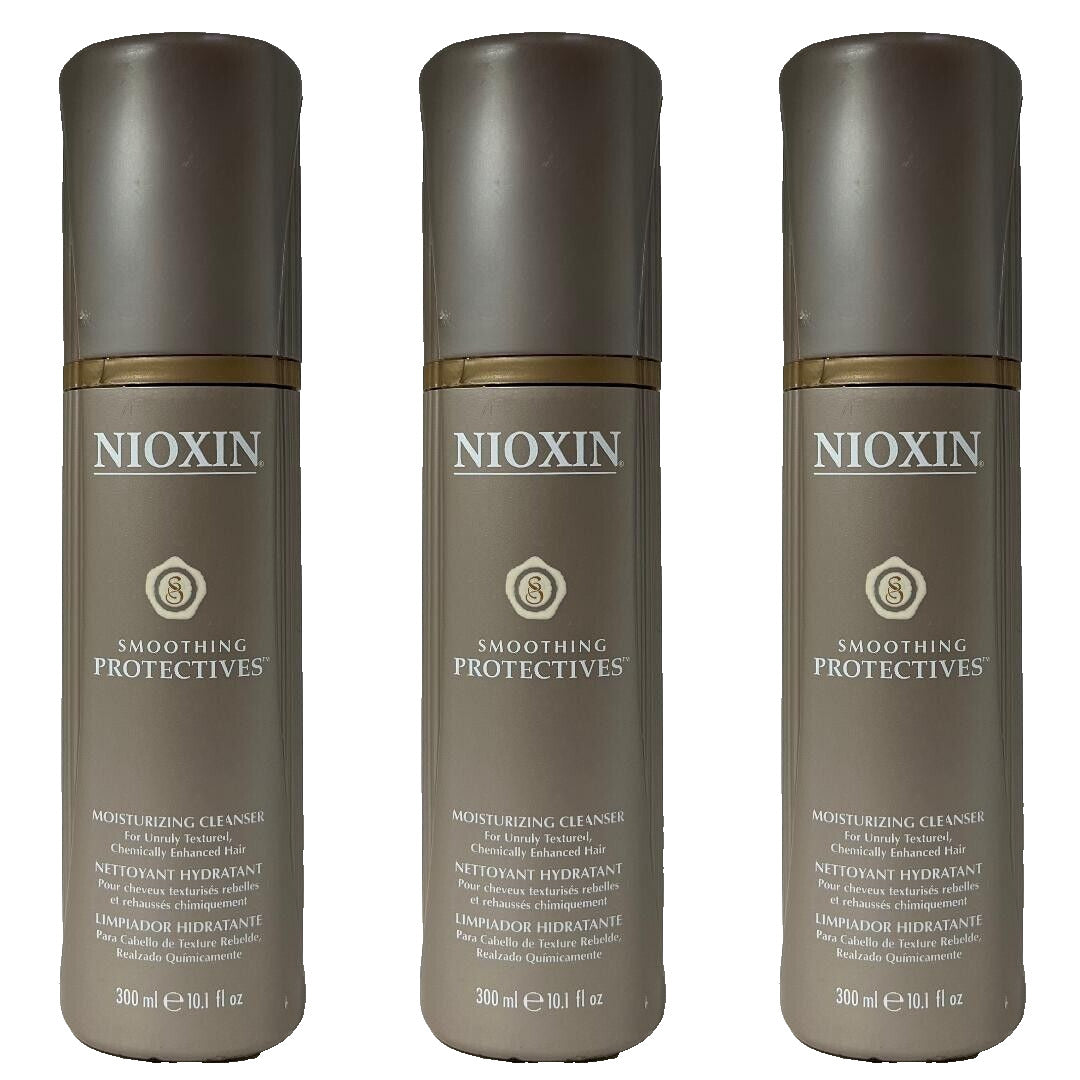 Nioxin 3 Smoothing Protectives Moisturizing Cleanser Unruly Hair 10.1 Oz Ea(620)