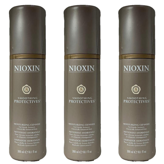 Nioxin 3 Smoothing Protectives Moisturizing Cleanser Unruly Hair 10.1 Oz Ea(620)