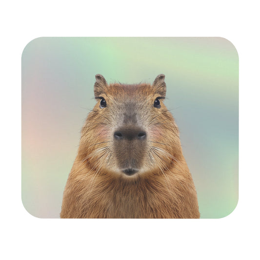 Blushing Capybara Mouse Pad