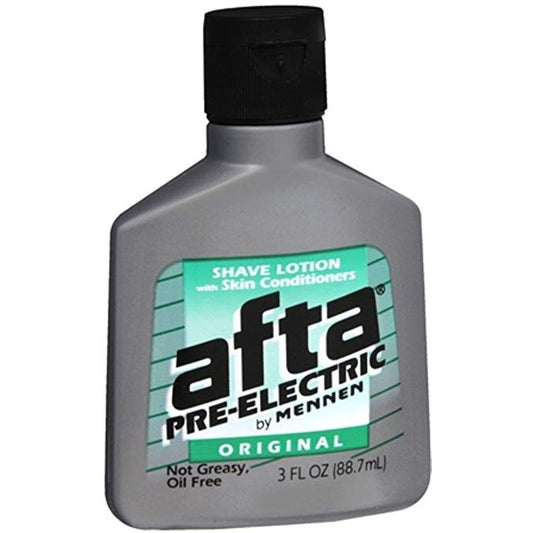 Afta Pre Electric Shave Lotion, With Skin Conditioners, Original 3 Oz