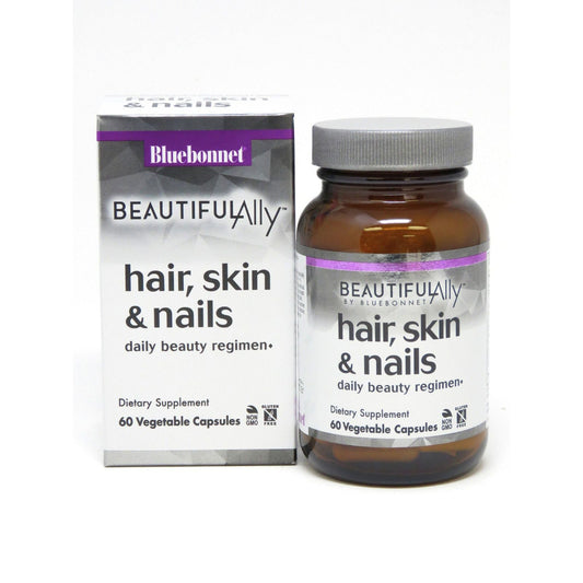 Bluebonnet Beautiful Ally Hair, Skin & Nails, 60 Vegetable Capsules, Nutrition