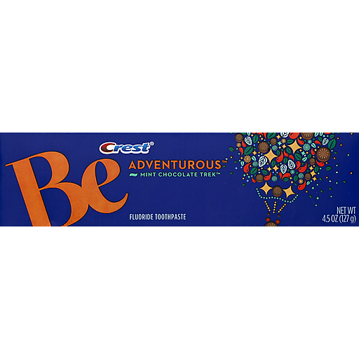 Crest Be Toothpaste, Fluoride, Adventurous, Mint Chocolate Trek