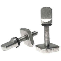 Surfboard Fins Thumb Screw and Plate for Longboard Center -