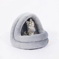 Close-up of plush crystal velvet pet bed highlighting soft fabric texture and cozy design.