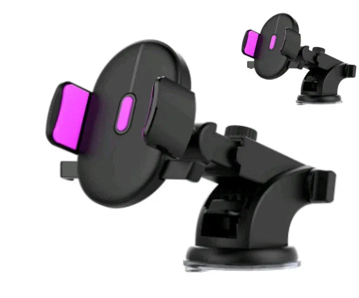 Car Phone Holder Long Rod Telescopic Car Dashboard Suction Cup Type - Trustymall