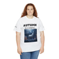 Autumn is coming: Fall Vibes T-shirts | Deer Drinking Brook Leaves Cha