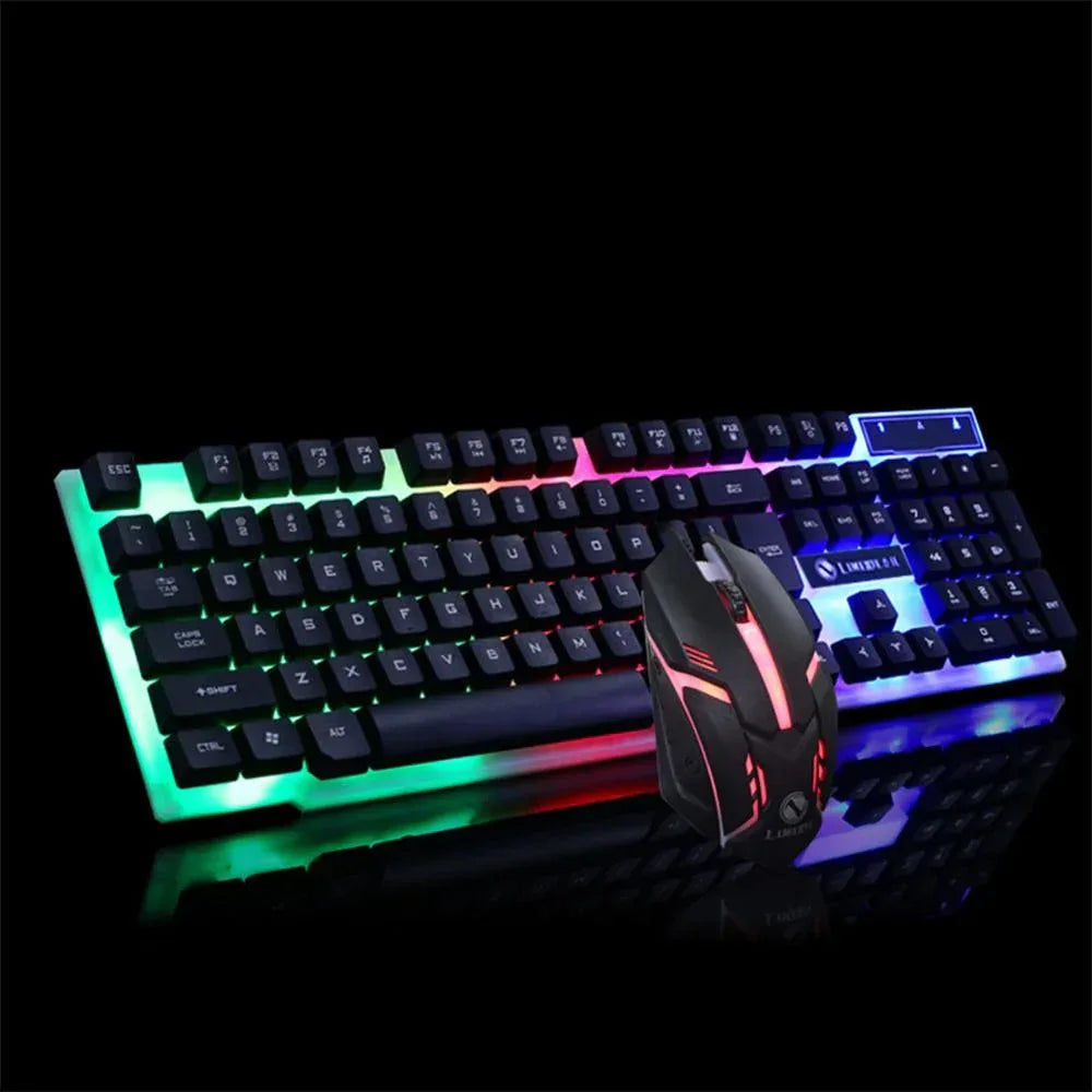 Gaming Keyboard Mouse Glowing Set - Trustymall