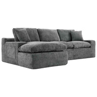 Cloud Sectional Sofa 107.9' Upholstered Sofa Couch with Double-layer