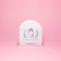 Ingredients list showing certified organic components for gentle, toxin-free makeup remover.