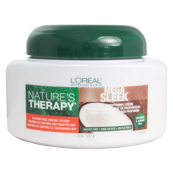 L'Oreal Professional Nature's Therapy Mega Sleek Deep Conditioning Creme 8 Oz