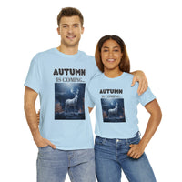 Autumn is coming: Fall Vibes T-shirts | Deer Drinking Brook Leaves Cha